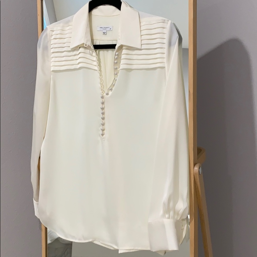 Equipment  long sleeve blouse